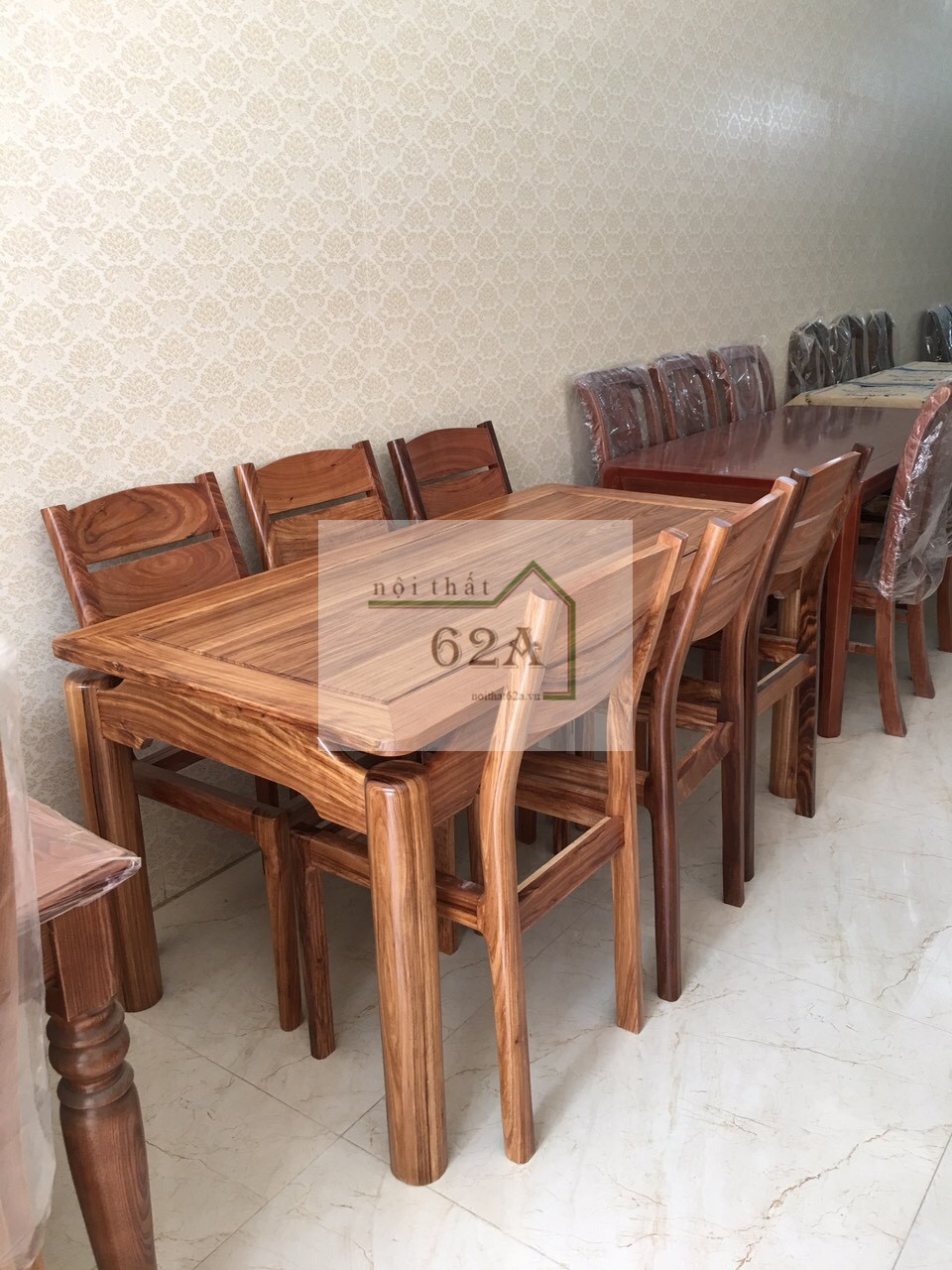 Bàn Ghế Ăn Gỗ Tự Nhiên BA16